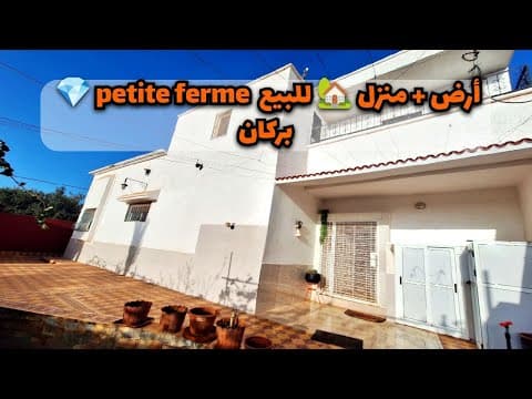 Terrain + Maison à Vendre à Berkane - Petite Ferme - Maison in Berkane - 1800m² - 12.400.000 DH