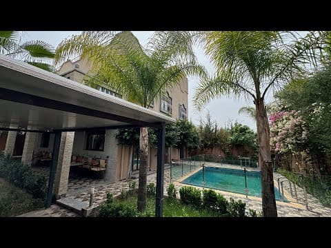Villa à Marrakech pour raisons financières 250 millions de centimes avec équipements, prix ferme