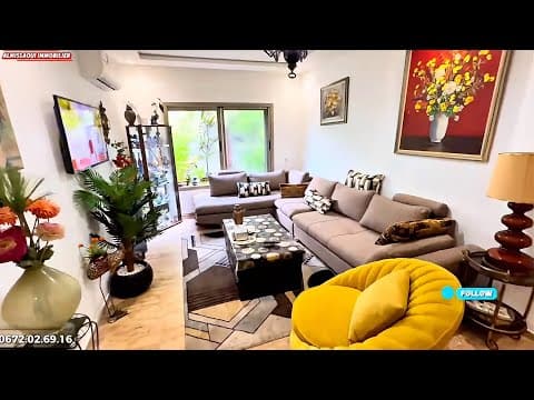 Appartement à vendre avec nouveau mobilier 112 m² avec terrasse privée en bord de plage avec piscines modernes - appartement in Casablanca - 112m² - 1.120.000 DH