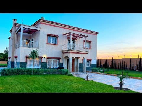 Venez admirer vos yeux 😍 La plus belle ferme à vendre au Maroc 🇲🇦 avec piscine privée 🏊 et grande villa 🏡 à un prix abordable 👍 - villa in casablanca - 6000m² - 350.000 DH